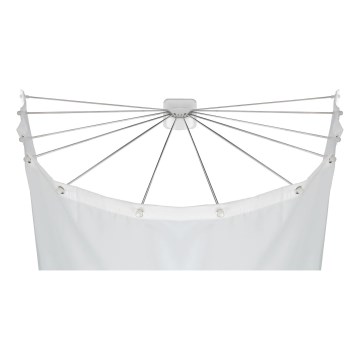 WENKO 23863100 - Душовий тримач 96x72 см нержавіюча сталь/білий