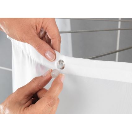 WENKO 23863100 - Душовий тримач 96x72 см нержавіюча сталь/білий