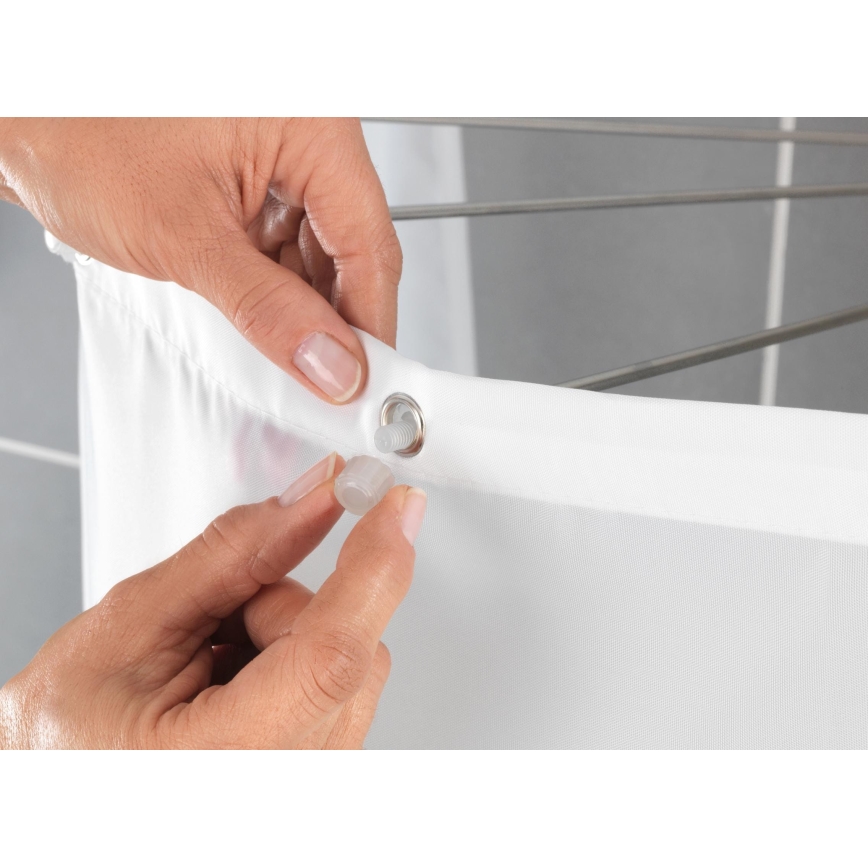 WENKO 23863100 - Душовий тримач 96x72 см нержавіюча сталь/білий