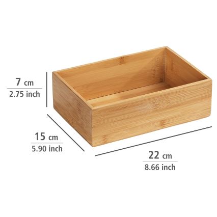 WENKO 23920100 - Поднос TERRA 22x15 cm коричневый