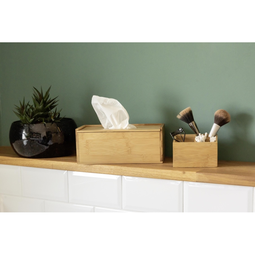 WENKO 23925100 - Диспенсер для серветок TERRA 25x13 cm коричневий