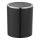 WENKO 23934100 - Сміттєвий кошик INCA 14x16,8 см чорний/глянцевий хром