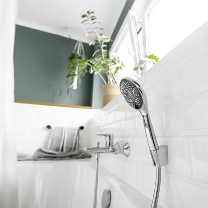 ВЕНКО 23993100 - душова насадка Система економії води 11х11 см глянцевий хром/білий/сірий