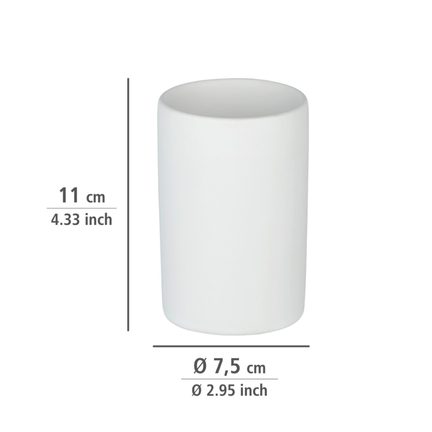 WENKO 24010100 - Стакан POLARIS 7x11 см белый