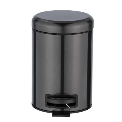 WENKO 24035100 - Корзина LEMAN 17x25 cm из нержавеющей стали/чёрная