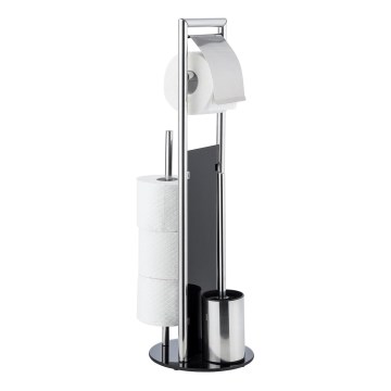 WENKO 24075800 - Комплект для WC RAVINA 20x707 cm нержавеющая сталь/серебристый/черный