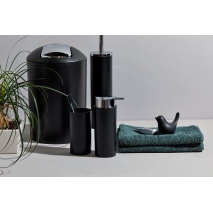 WENKO 24078800 - Набор CALVO 6,5x13 cm черный/глянцевый хром