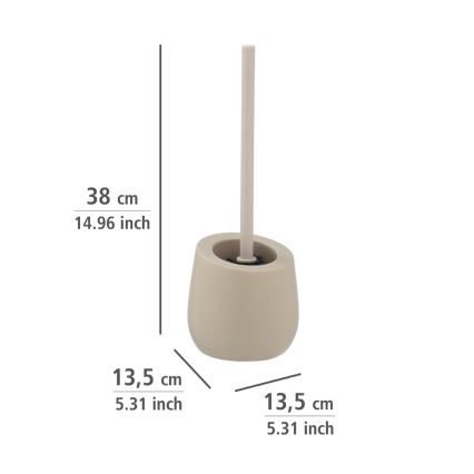 WENKO 24136100 - щетка для унитаза BADI 13,5x38 см бежевого цвета