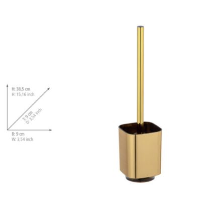 WENKO 24162100 - Щітка для унітазу AURON 9x38,5 cm золота