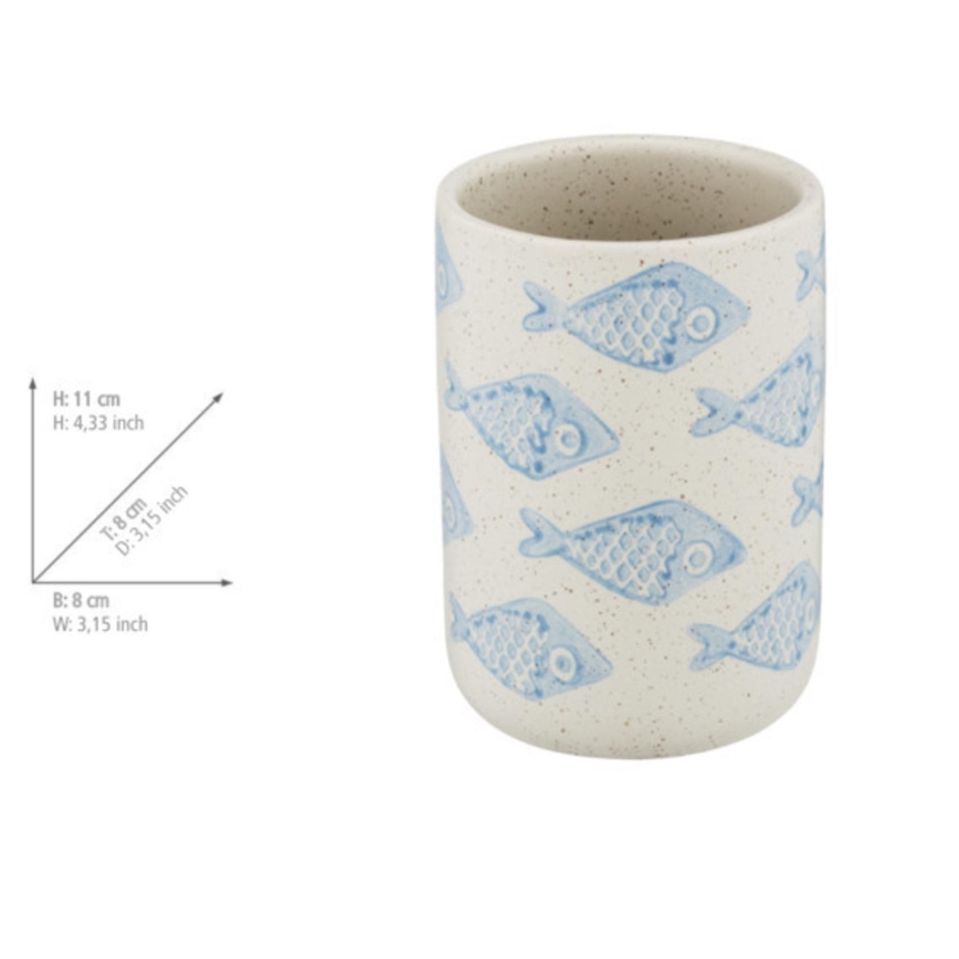 WENKO 24310100 - Склянка AQUAMARIN 8x11 cm бежева