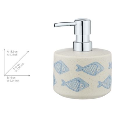 WENKO 24311100 - Дозатор мыла AQUAMARIN 475 мл бежевый