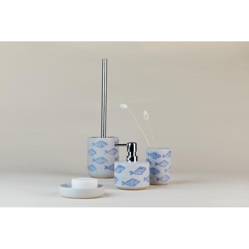 WENKO 24313100 - щітка для унітазу AQUAMARIN 10x40 cm бежева