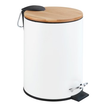 WENKO 24392100 - Кошик TORTONA 17x23,5 см білий/коричневий/чорний