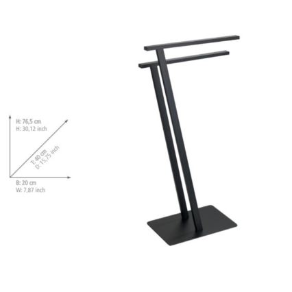 WENKO 24396100 - Підставка для рушників LIRIO 20x40 см чорна