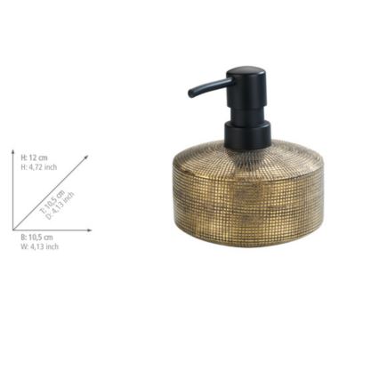 WENKO 24401100 - Дозатор мыла RIVARA 400 мл золотой