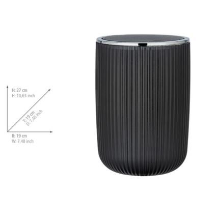 WENKO 24493100 - Відро для сміття AGROPOLI 19x27 см сіре