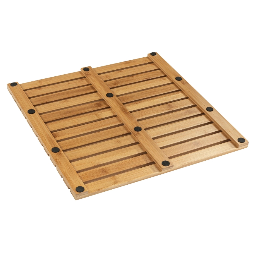 WENKO 24610100 - Коврик BAMBUSA 50x50 см, коричневый