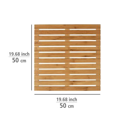 WENKO 24610100 - Коврик BAMBUSA 50x50 см, коричневый