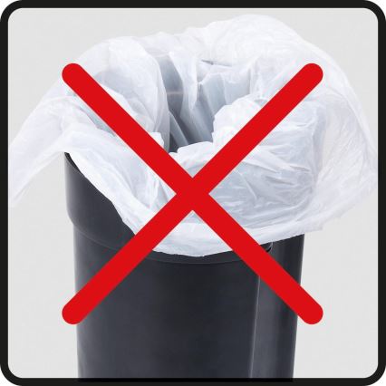 WENKO 24682100 - Корзина LEMAN 21x24 см серый/чёрный