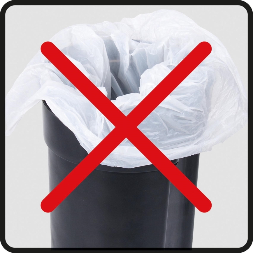 WENKO 24682100 - Корзина LEMAN 21x24 см серый/чёрный