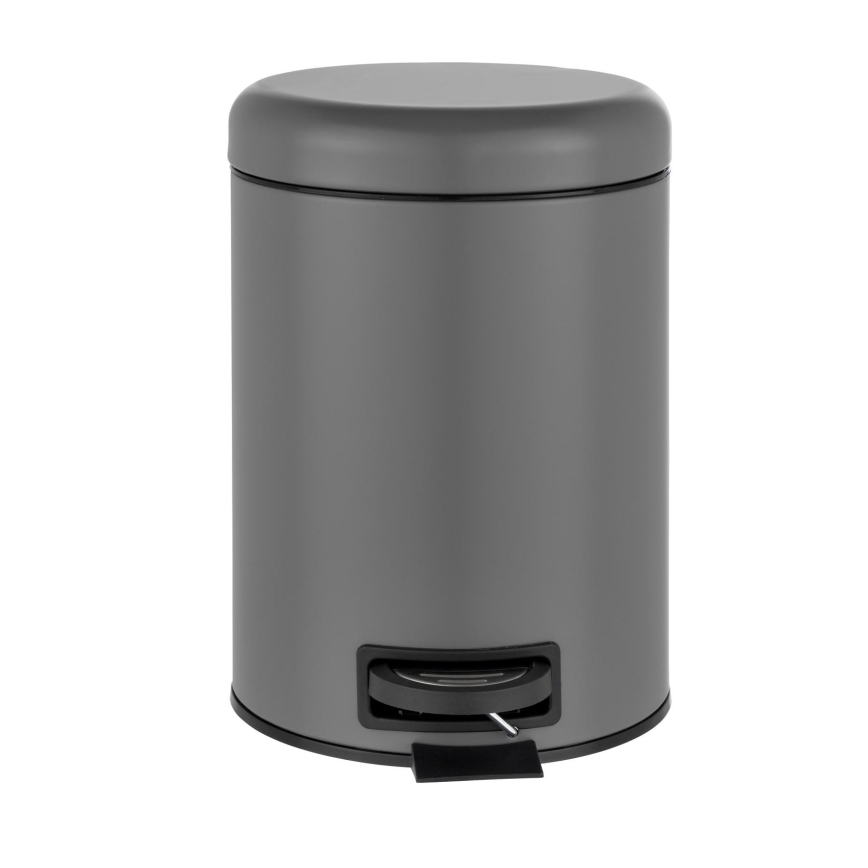 WENKO 24682100 - Корзина LEMAN 21x24 см серый/чёрный