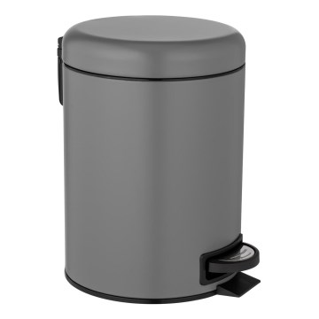 WENKO 24682100 - Кошик LEMAN 21x24 см сірий/чорний