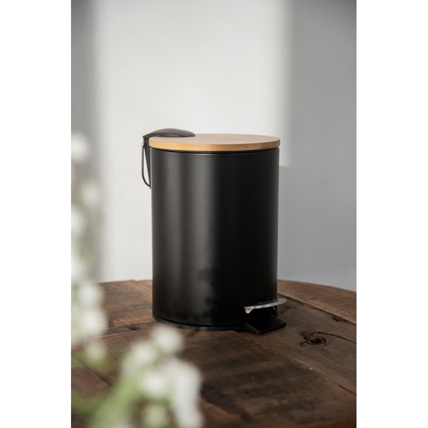 WENKO 24696100 - Кошик TORTONA 17x21 см чорний/коричневий