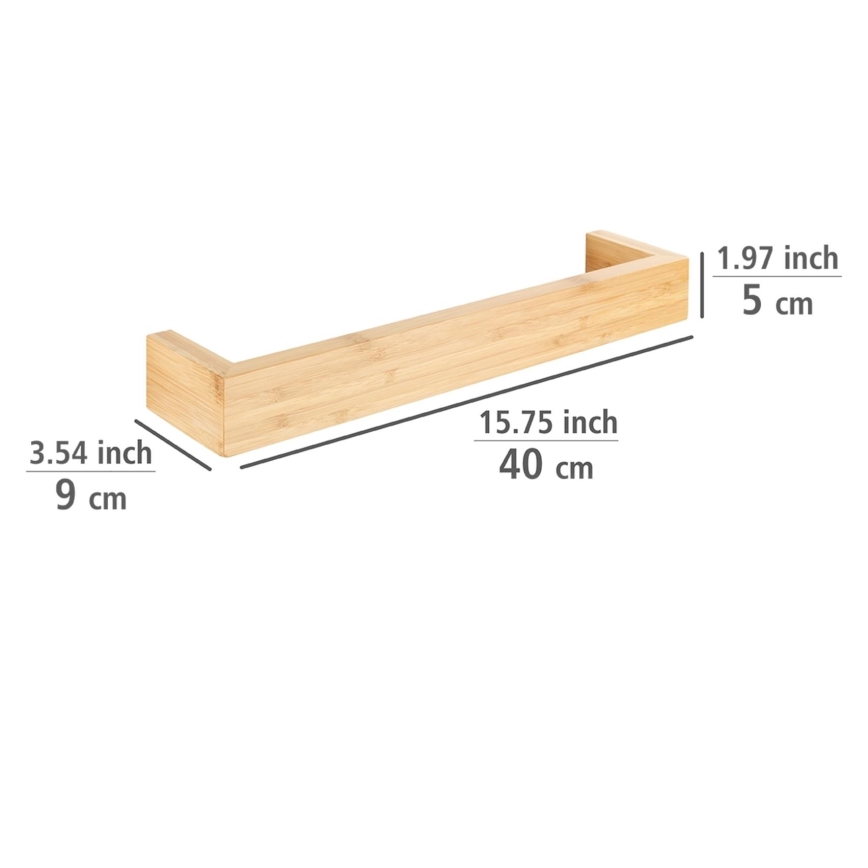 WENKO 24741100 - Полотенцедержатель BAMBUSA 40x9 см коричневый