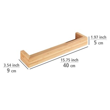 WENKO 24743100 - Подставка BAMBUSA 40x9 см коричневая