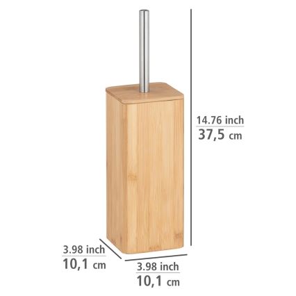 WENKO 24748100 - Щетка для унитаза BAMBUSA 10x37,5 см коричневая