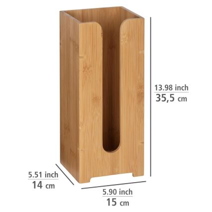 WENKO 24749100 - Тримач для туалетного паперу BAMBUSA 15x35,5 cm коричневий