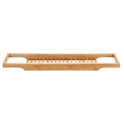 WENKO 24750100 - Полиця для ванни BAMBUSA 70x16 см коричнева