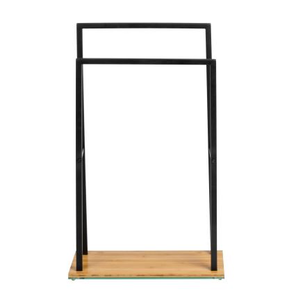 WENKO 24752100 - Тримач для рушників BAMBUSA 46x80 см чорний/коричневий