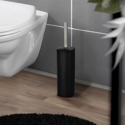 WENKO 24778100 - щітка для унітазу ALASSIO 9,3x39,2 см нержавіюча сталь/чорна