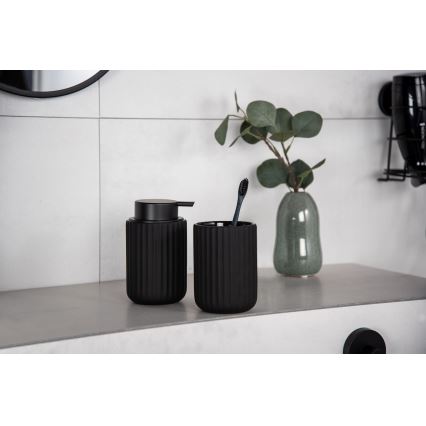 WENKO 24804100 - Дозатор мила BELLUNO 8x13,5 cm чорний