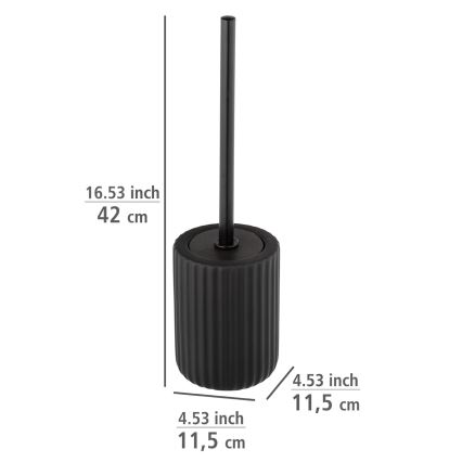 WENKO 24805100 - щетка для унитаза BELLUNO 11,5x42 см черная