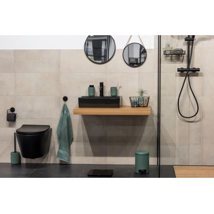 WENKO 24807100 - Дозатор для мыла BELLUNO 8x13,5 см зелёный/чёрный