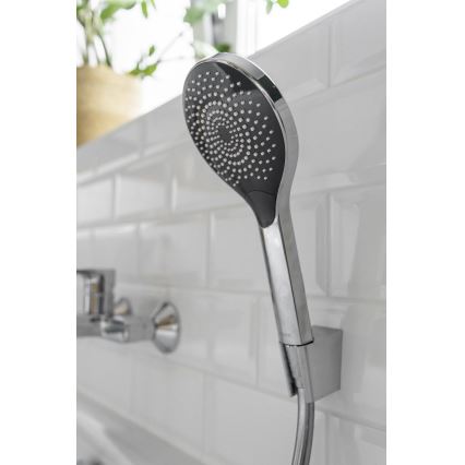 WENKO 24921100 - Душова лійка WATERSAVING SYSTEM 12x12 см глянцевий хром/сірий