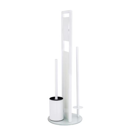 WENKO 24983800 - WC-комплект RAVINA 20 x 70 см, нержавеющая сталь/белый