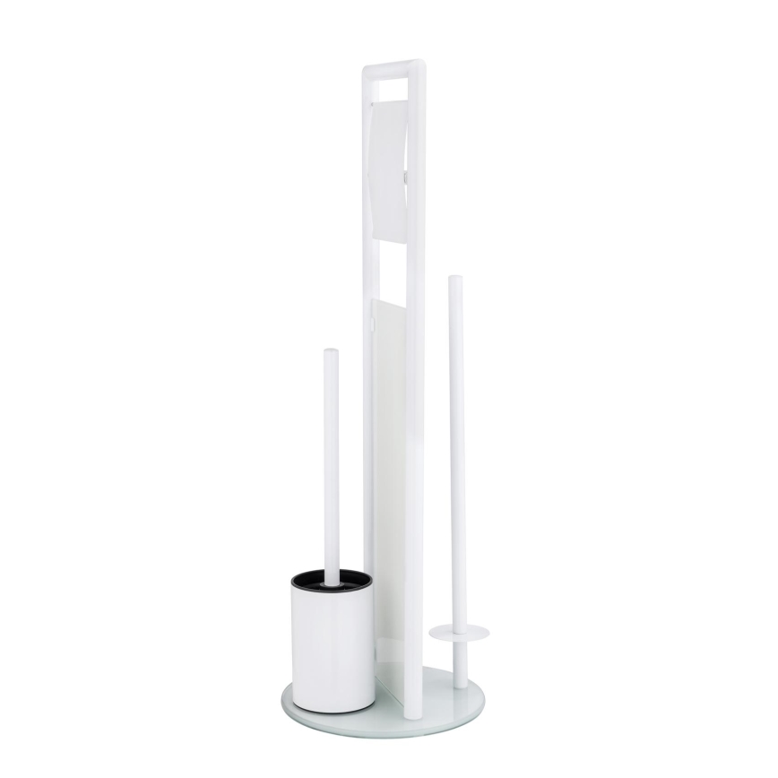 WENKO 24983800 - WC-комплект RAVINA 20 x 70 см, нержавеющая сталь/белый