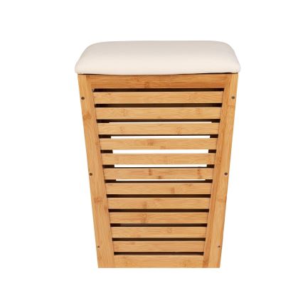 WENKO 25143100 - корзина для белья BAMBUSA 40x56 см коричневая