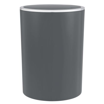 WENKO 25146100 - Корзина INCA 18,5x25,5 cm антрацит/глянцевый хром