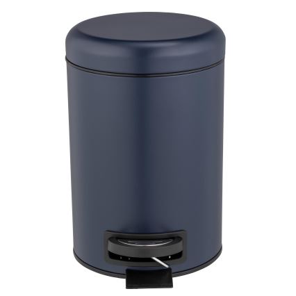 WENKO 25153100 - Корзина для мусора LEMAN 17x25 см синяя/чёрная