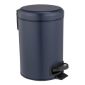 WENKO 25153100 - Корзина для мусора LEMAN 17x25 см синяя/чёрная