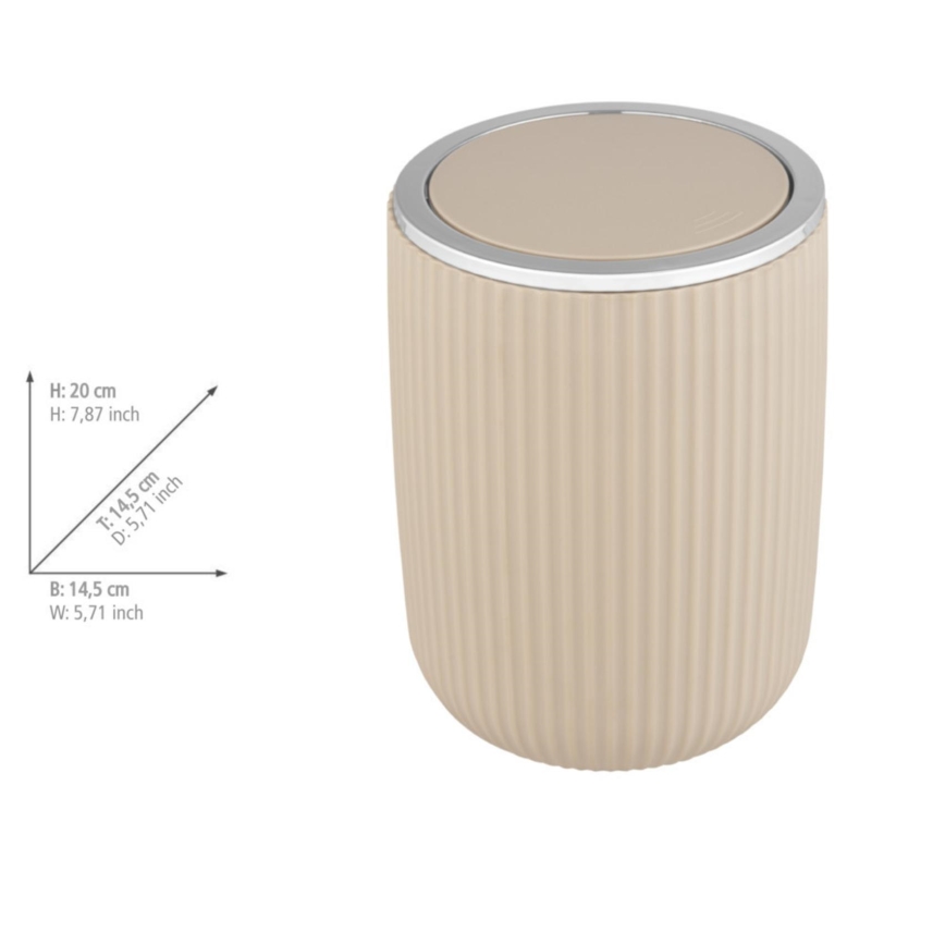 WENKO 25186100 - Корзина AGROPOLI 14,5x20 см бежевая