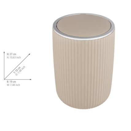 WENKO 25187100 - Корзина AGROPOLI 19x27 см, бежевая