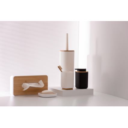 WENKO 25293100 - Стаканчик ROTELLO 8,5x11 cm білий/коричневий