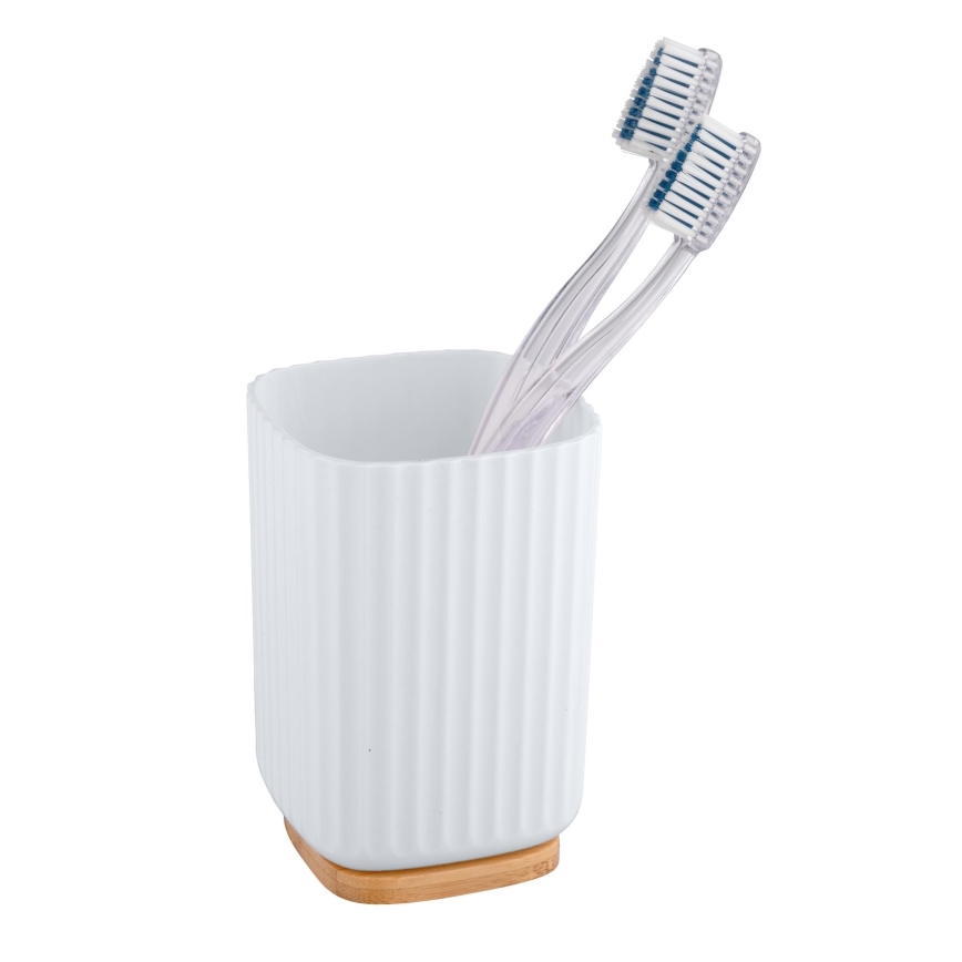 WENKO 25293100 - Стаканчик ROTELLO 8,5x11 cm білий/коричневий