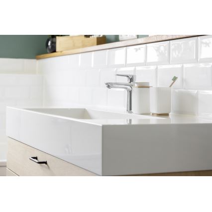 WENKO 25294100 - Дозатор для мыла ROTELLO 8,9x12,7 см белый/коричневый