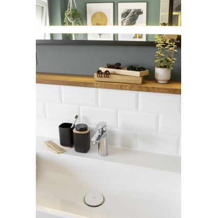 WENKO 25298100 - Дозатор для мыла ROTELLO 8,9x12,7 cm черный/коричневый